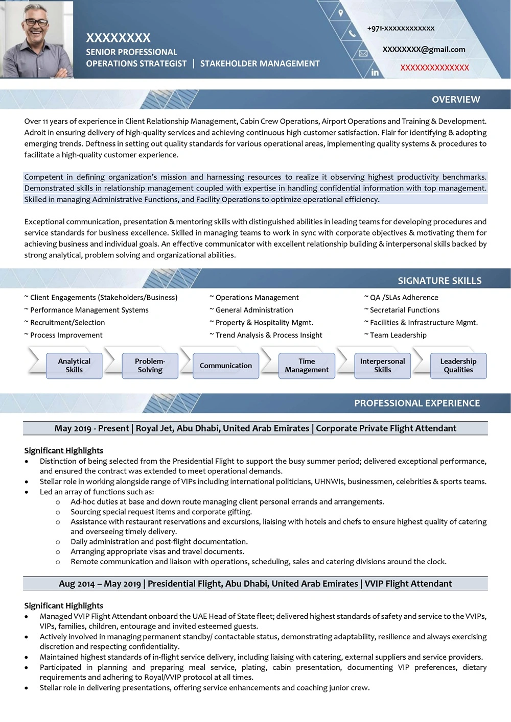 ATS Compliant CV sample — Sample A2